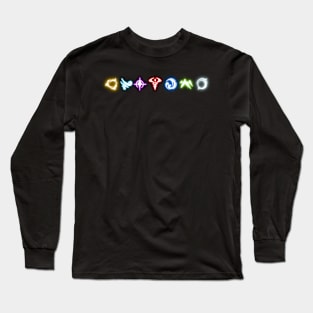 Neon Primal Symbols Long Sleeve T-Shirt